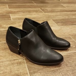 Dr. Scholl's Size Zip Ankle Booties, Black 8.5 EUC